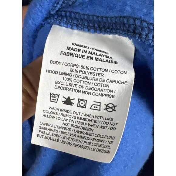 Medium Nike NSW Sportswear Essentials+ Logo Hoodie‎ Sweatshirt Blue Red Men’s M - Picture 5 of 7